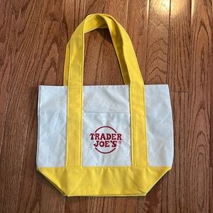 Trader Joe’s mini tote in yellow